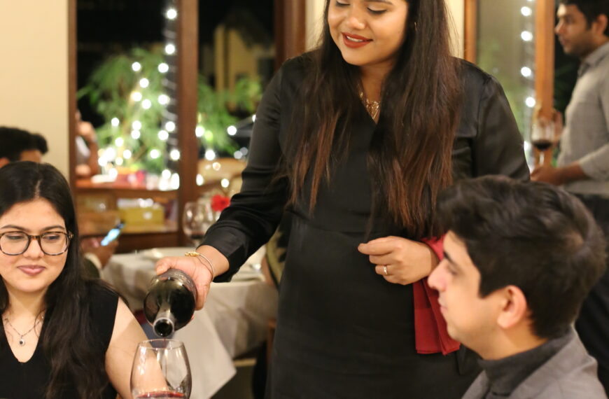 wine dinner service devati